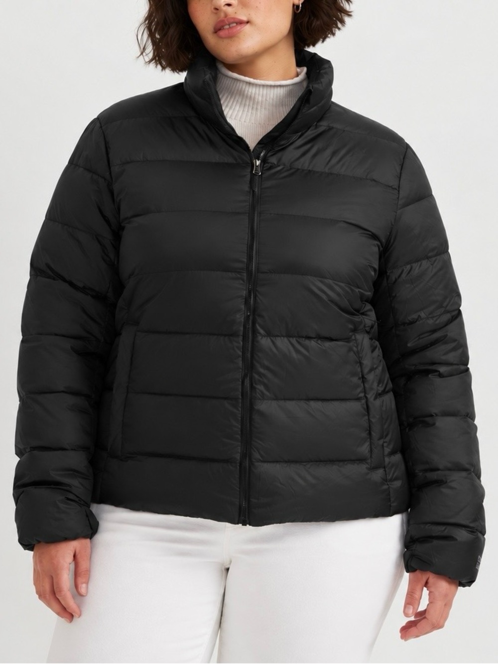NWT Eddie Bauer CirrusLite Lightweight Down Jacket 650 Fill Black Womens Plus 2X